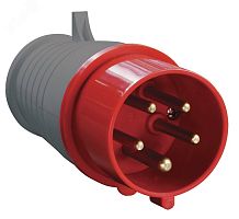 PSR02-016-5 Вилка эл. каб. 16А 3P+PE+N 380В IP44 ССИ-015 IEK 