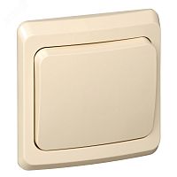 BC10-001K Выключатель 1-кл. СП Этюд 10А IP20 крем. SE 