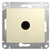 GSL000291 Розетка телевизионная оконечная TV 1-м СП Glossa 1дБ механизм беж. SE 