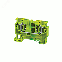289761 Клемма заземляющая пружинная OptiClip CXG-6-PE-I-(0.2-6)-PEN КЭАЗ 