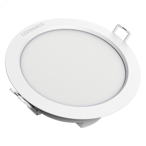 4058075644212 Светильник светодиодный Eco Class Downlight DL 865 WT 8Вт 6500К IP44 760лм ДВО даунлайт кругл. встраив. ультратонкий LEDVANCE 