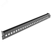 RNFP24SCDLC Панель лицевая для установки 24 адаптеров LC-Duplex/SC-Simplex 1U черн. DKC 