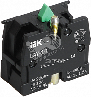 BDK21 Блок контактный 1з для LAY5 KARAT IEK 