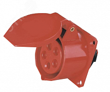 222761 Розетка фланцевая 325 32А 380AC 3P+PE+N 6ч IP44 КЭАЗ 