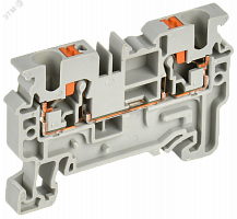 YCT20-00-K03-004 Колодка клеммная CP 4кв.мм сер. IEK 