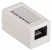 CS70-1C5EU Адаптер проходной RJ45-RJ45 (8P8C) кат.5E UTP бел. ITK 
