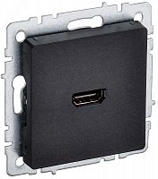 BR-H10-K02 Розетка СП BRITE HDMI РHDMI-0-БрЧ механизм черн. IEK 