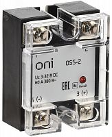 OSS-2-3-60-B Реле твердотельное OSS-2 60А 380В AC 3-32В DC ONI 