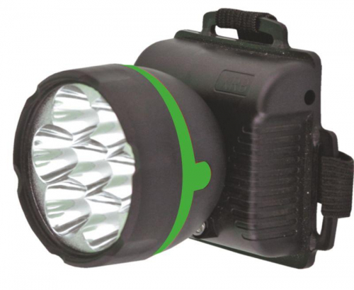 11782 Фонарь налобный 909LED7 (7LED 1 режим; 3хR6 черн.) Ultraflash  фото 6