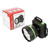 11782 Фонарь налобный 909LED7 (7LED 1 режим; 3хR6 черн.) Ultraflash 