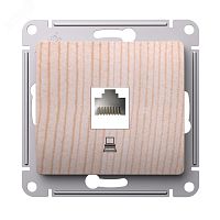 GSL001581K Розетка компьютерная Glossa RJ45 кат.5Е механизм сосна SE 