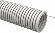 CTG20-20-K41-010I Труба гофрированная ПВХ d20мм с протяжкой сер. ELASTA (уп.10м) IEK 