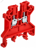 AF-CT10-00-K04-002 Клемма винтовая CTS 2.5кв.мм красн. ARMAFIX IEK 