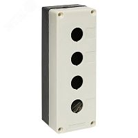 cpb-104-w Корпус КП104 4 кнопки бел. EKF 