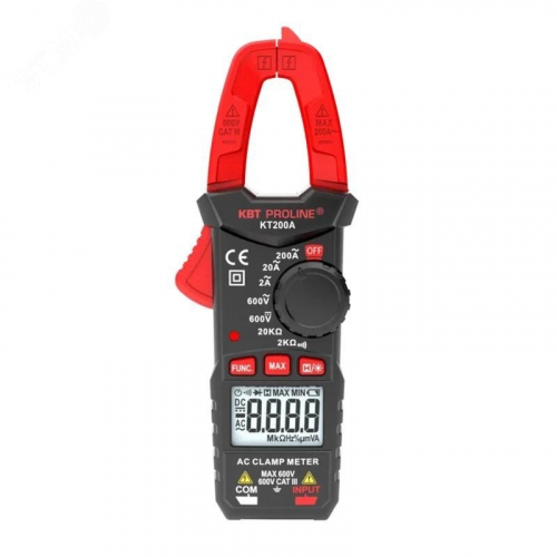 79129 Клещи токовые цифровые KT 200A "PROLINE" КВТ 