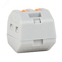 351062 Клемма строительно-монтажная OptiKit СМК 222-412 с рычагом 2 отверстия 0.2-2.5(4.0)кв.мм КЭАЗ 