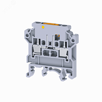 289795 Клемма с ножевым размыкателем винтовая OptiClip CKT-4-MT-N-I сер. КЭАЗ 