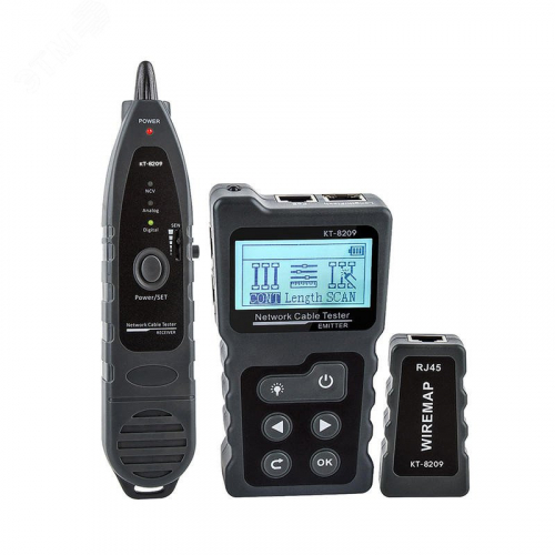 86208 Тестер кабельный с PoE KT 8209 PROLINE КВТ 