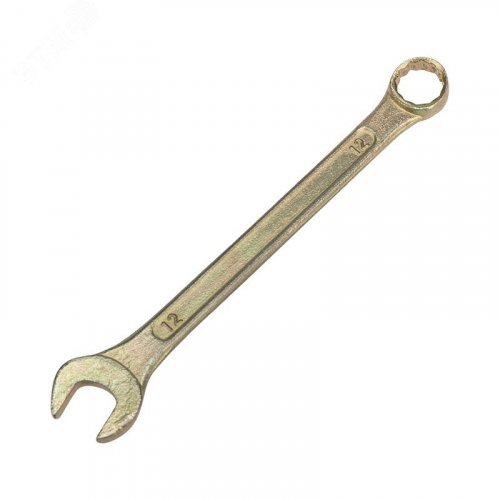 12-5807-2 Ключ комбинированный 12мм желт. цинк Rexant 