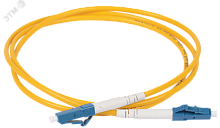 FPC09-LCU-LCU-C1L-1M Патч-корд оптический коммутационный соединительный для одномодового кабеля (SM); 9/125 (OS2); LC/UPC-LC/UPC; одинарного исполнения (Simplex); LSZH (дл.1м) ITK 
