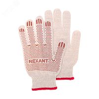 09-0202-1 Перчатки х/б с покрытием ПВХ 5 нитей, REXANT
