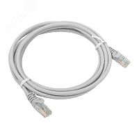 TRP-5EUTP-LSH-3M-GY Патч-корд TERACOM PRO Cat.5E неэкранированный UTP оболочка LSZH серый (3.0м)