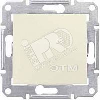 SDN0100147 Выключатель одноклавишный, в рамку, бежевый Schneider Electric