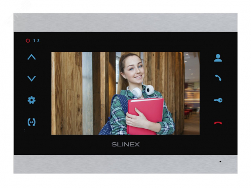 SL-07N Cloud Silver+Black Видеодомофон SLINEX  ПО-00004419          