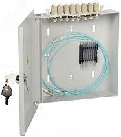 FOBX8-N-4LCUD09 Кросс укомплектованный настенный LC (duplex) 4 порта (OS2) ITK 