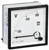 IPV10-6-0300-E Вольтметр Э47 72х72мм 300В кл. точн. 1.5 IEK 