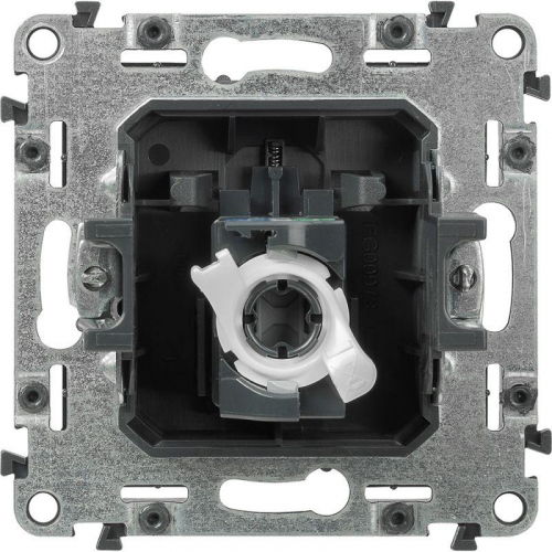 753950 Розетка компьютерная 1-м Valena Allure RJ45 кат.5E UTP с лицев. панелью механизм антрацит Leg  фото 3