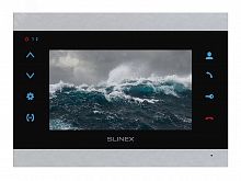 SLINEX SL-07МHD Silver+Black Видеодомофон цветной SLINEX   ПО-00002222          