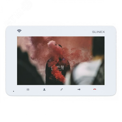 SM-07N Cloud White Видеодомофон SLINEX  ПО-00004422