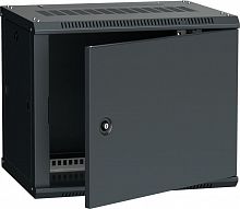LWR5-06U64-MF Шкаф 19 дюйм LINEA W 6U 600х450мм настен. метал. дверь RAL9005 ITK 