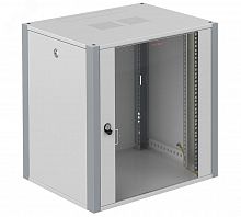 WP 6306.710 Шкаф телекоммуникационный настенный 19' 6U дверь стекло IP20. 600x350x315mm(ШхГхВ) цвет серый(RAL 7035/RAL7000) SYSMATRIX 