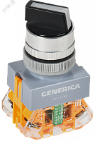 BSW50-11X2-3-21-2-K02-G Переключатель D7-11X2 2 полож. 1з+1р черный GENERIC