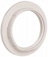 EKP10-01-02-K01 Кольцо к патрону E27 пластик бел. IEK 