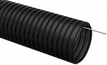 CTG20-20-K02-010-1 Труба гофрированная ПНД d=20мм с зондом черная (10м) IEK 