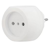 11-1063 Разветвитель 3-м 6А IP20 Шар 220В бел. Rexant 