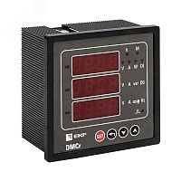 DMC-963r Прибор измерительный цифровой комбинир. DMCr с интерфейсом RS-485 на панель 96x96 (квадратный вырез) PROxima EKF 