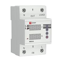 MRVA-50A Реле напряжения и тока с дисплеем MRVA 50А PROxima EKF 