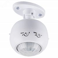 SEN16 22074 Датчик движения ИК накладной 1200w, 120 градусов горизонтально, 360 градусов вертикально, 8м IP20 поворотный белый