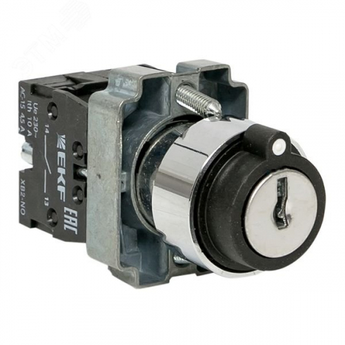 xb2-bg33 Переключатель BG33 3P 2NO с замком (не возврат.) EKF 
