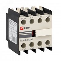 ctr-sc-25 Приставка контактная ПКЭ-22 2NO+2NC EKF 