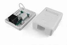 SB1-1-8P8C-C5e-WH Розетка компьютерная RJ-45(8P8C) кат 5e одинарная внешняя 430230
