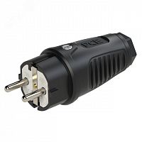 0511-ss Вилка каб 16A/250V/2P+E/IP54 корпус черный, маркер черный  00-00026997