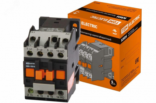 SQ0708-0002 Контактор КМН-10910 9А 230В/АС3 1НО TDM ELECTRIC 