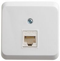 KOMA-001B Розетка компьютерная ОП Этюд RJ45 кат.5E бел. SE 