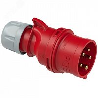 025-6 Вилка кабельная 32А/400V/3P+N+E/IP44 PCE  00-00002231