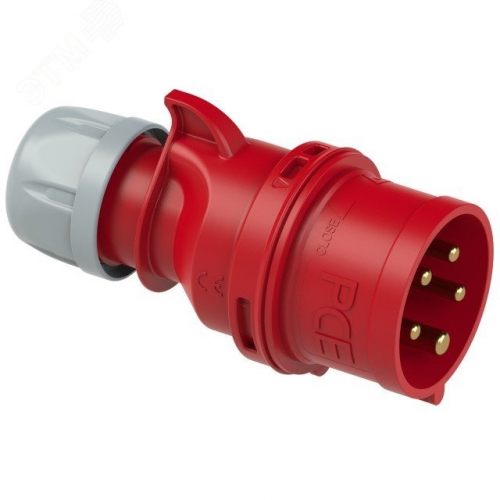 025-6 Вилка кабельная 32А/400V/3P+N+E/IP44 PCE  00-00002231